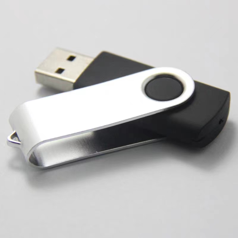 Metal Rotating  USB Fash Drive 4GB from $5.20